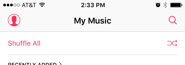 IOS 9 Apple Music Random All 