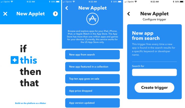 How to use IFTTT to find apps in App Store