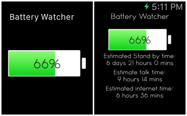 Battery Watcher App 