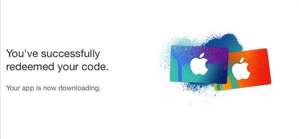 Redemption code - Apple, beta 