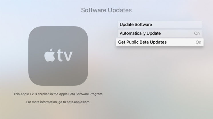 How to install tvOS public beta on Apple TV