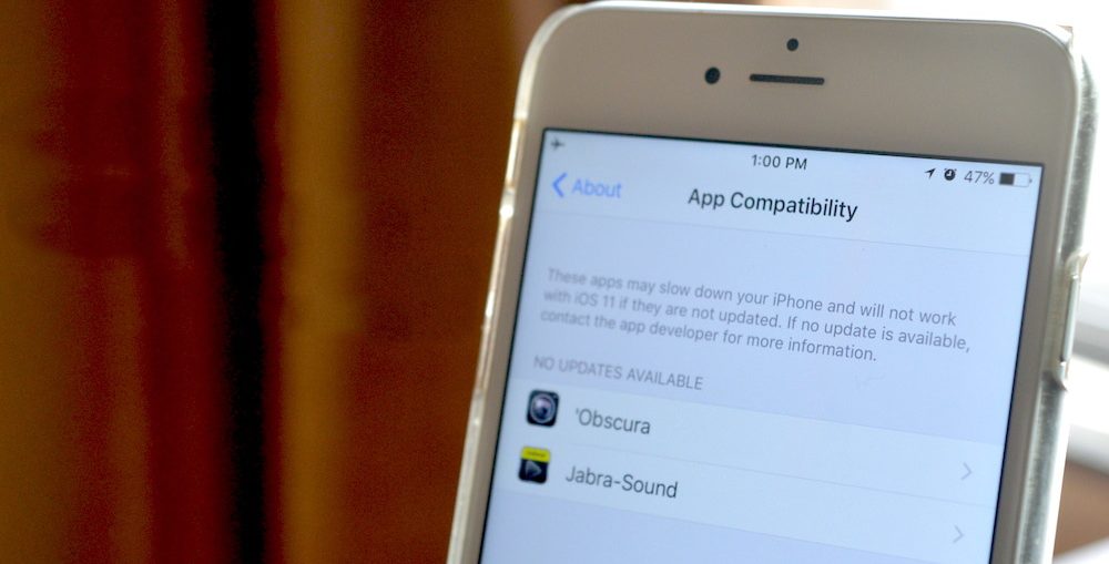 iOS - 11-App-Compatibility 