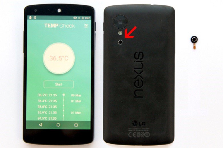 Koreans turned smartphone into a thermometer