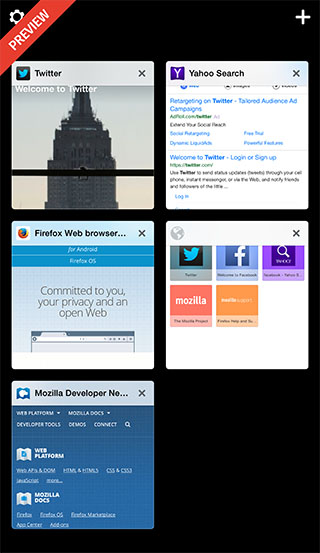 Firefox Browser for iOS - Intuitive Tabs 