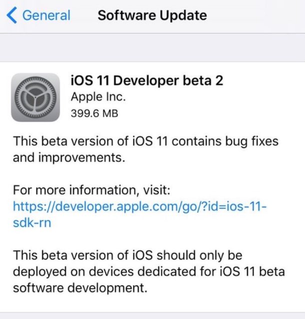 Download iOS 11 Beta 2, macOS High Sierra Beta 2 for Developers