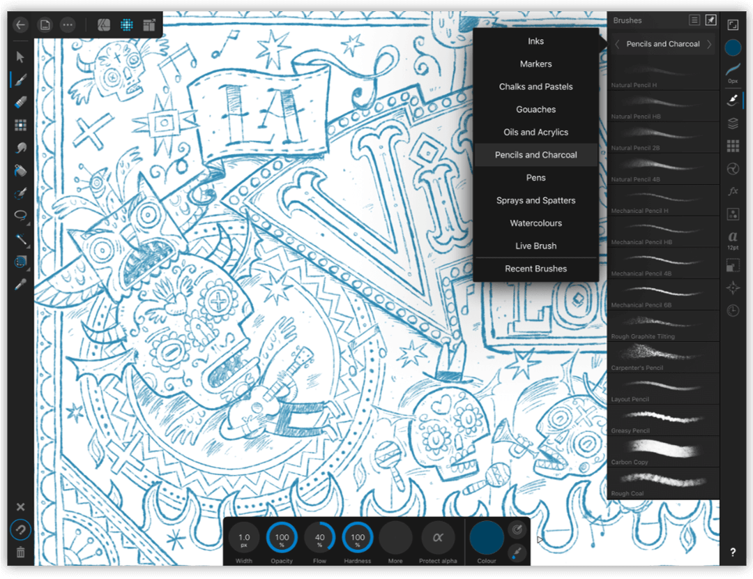 Affinity-Designer - iPad - vector-tools 