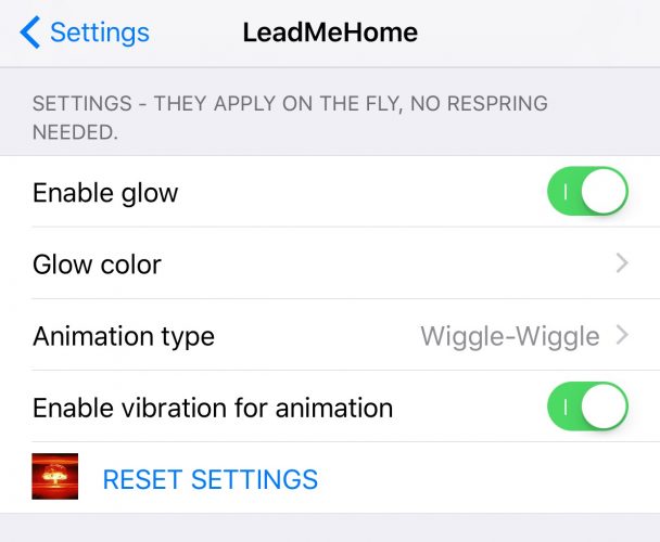 LeadMeHome tweak makes it easy to find apps on the home screen