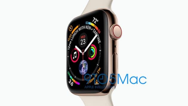 A photo of Apple Watch Series 4 with a large display appeared on the network