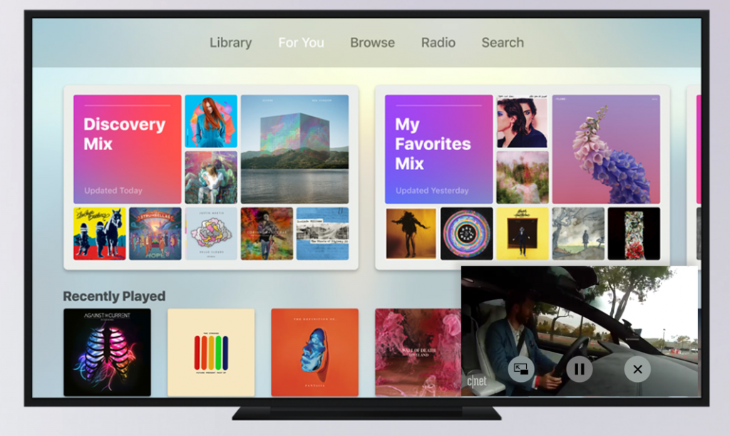 TvOS 11 adds support for multiple accounts and picture-in-picture