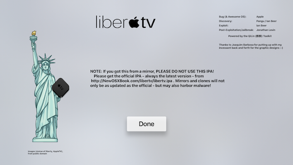 TVOS 11.1 LiberTV 1.1 jailbreak released for Apple TV 4 and 4K