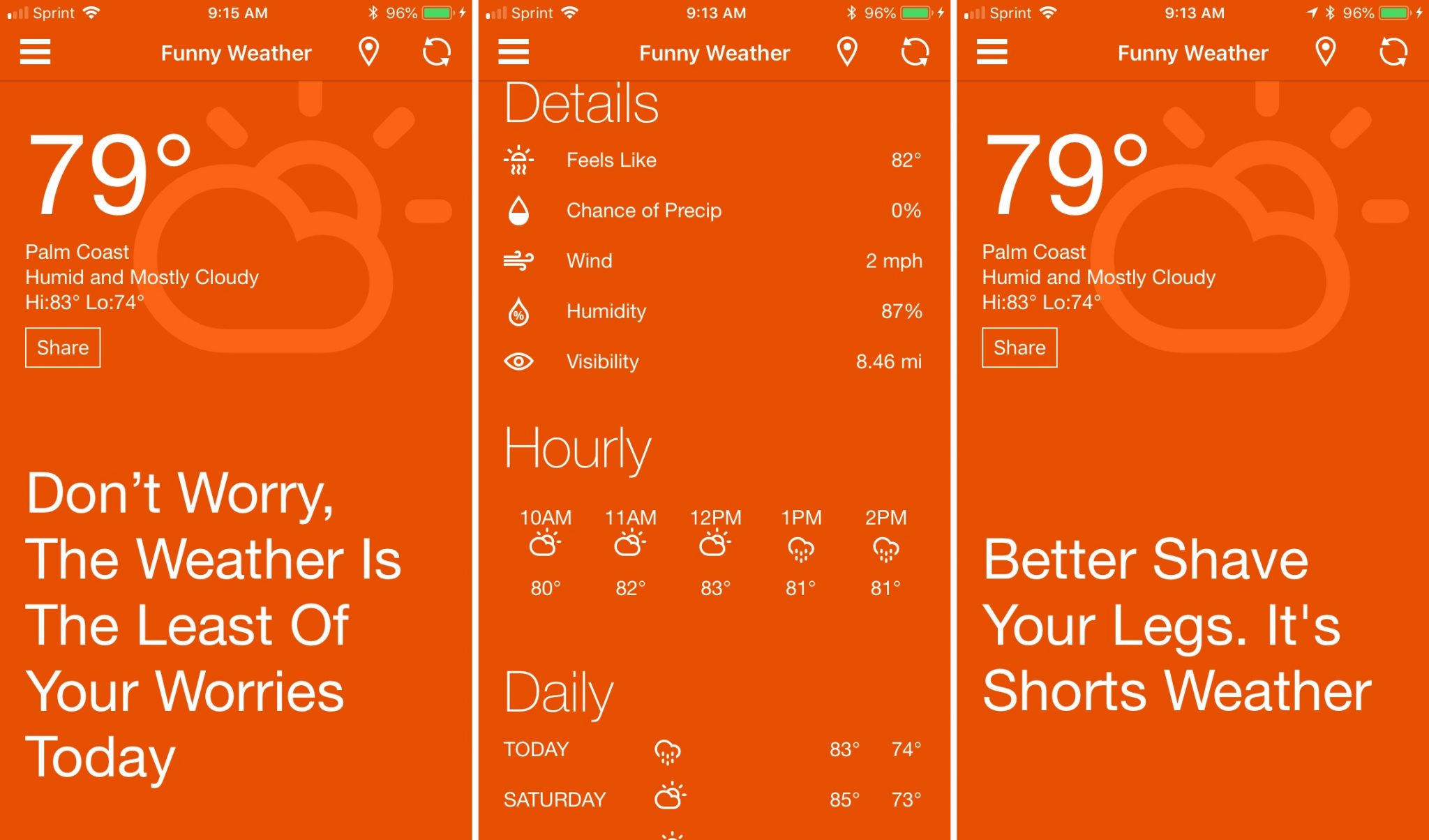 Funny weather apps for iOS